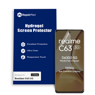 Realme C63 5G Compatible Hydrogel Screen Protector Full Cover